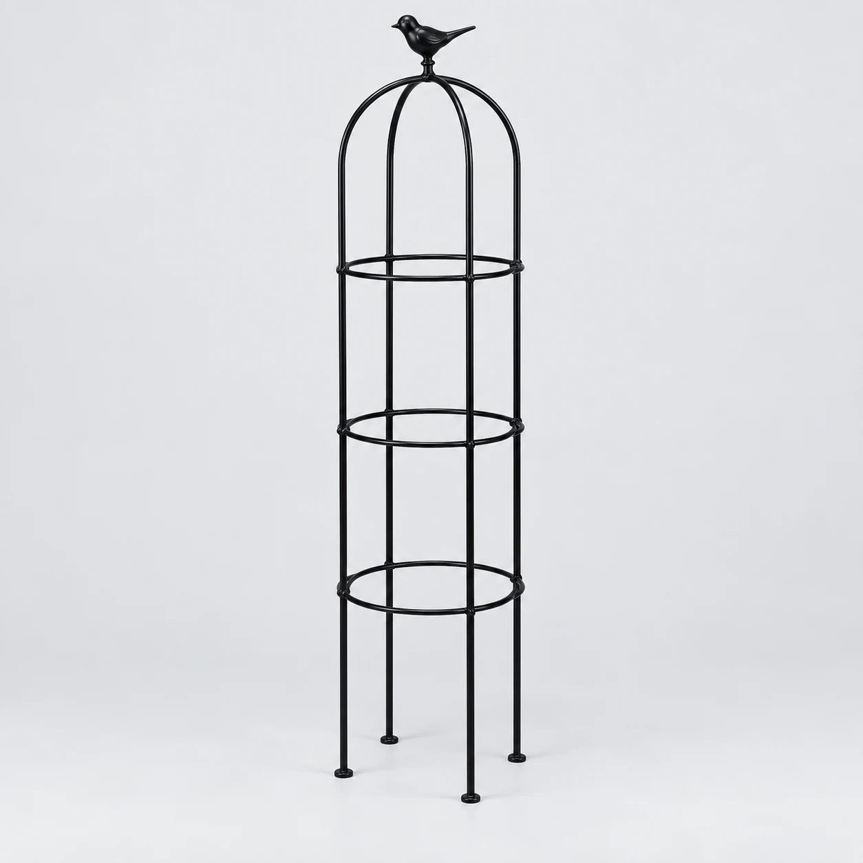Bird and Rose Flower Rack