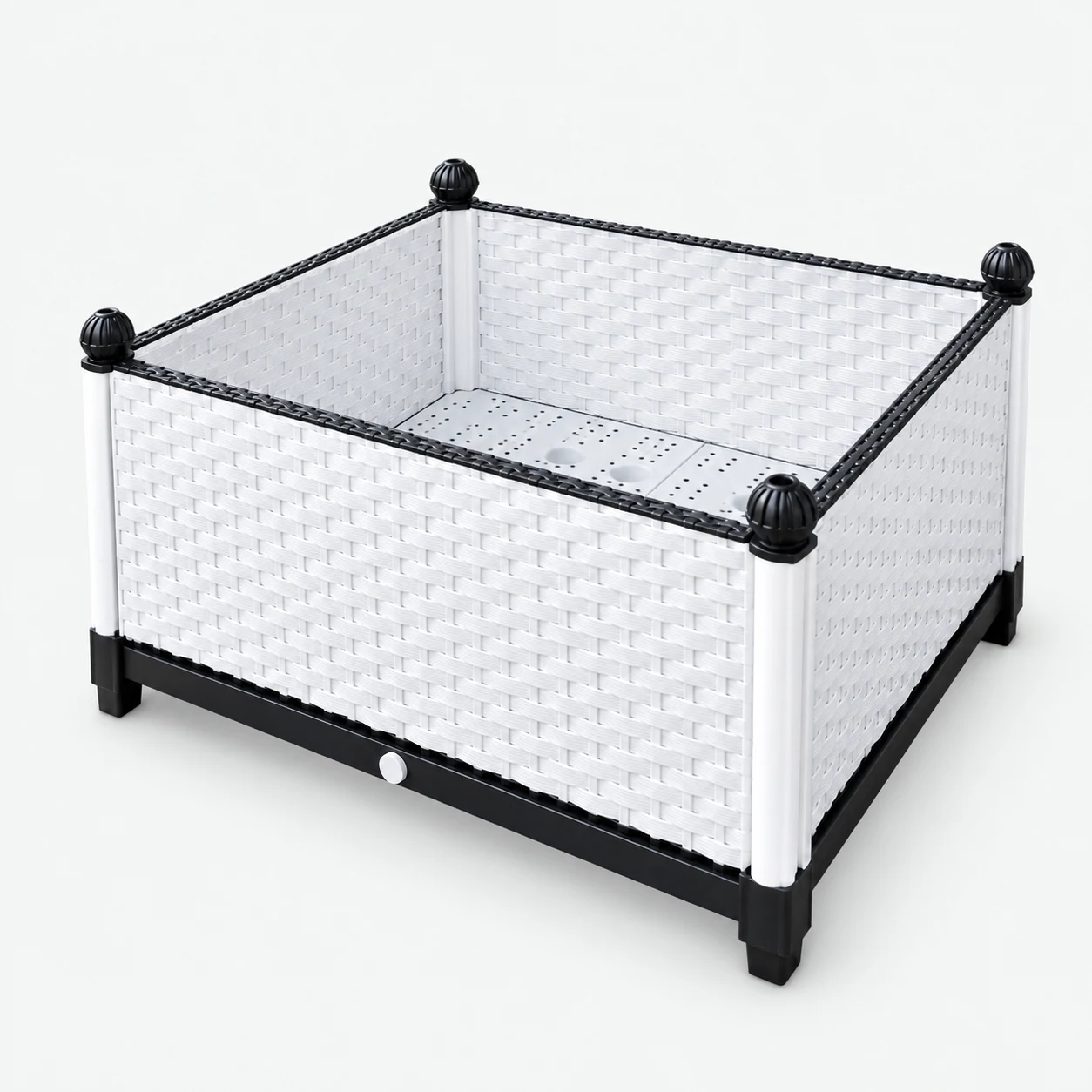 Rattan planting box