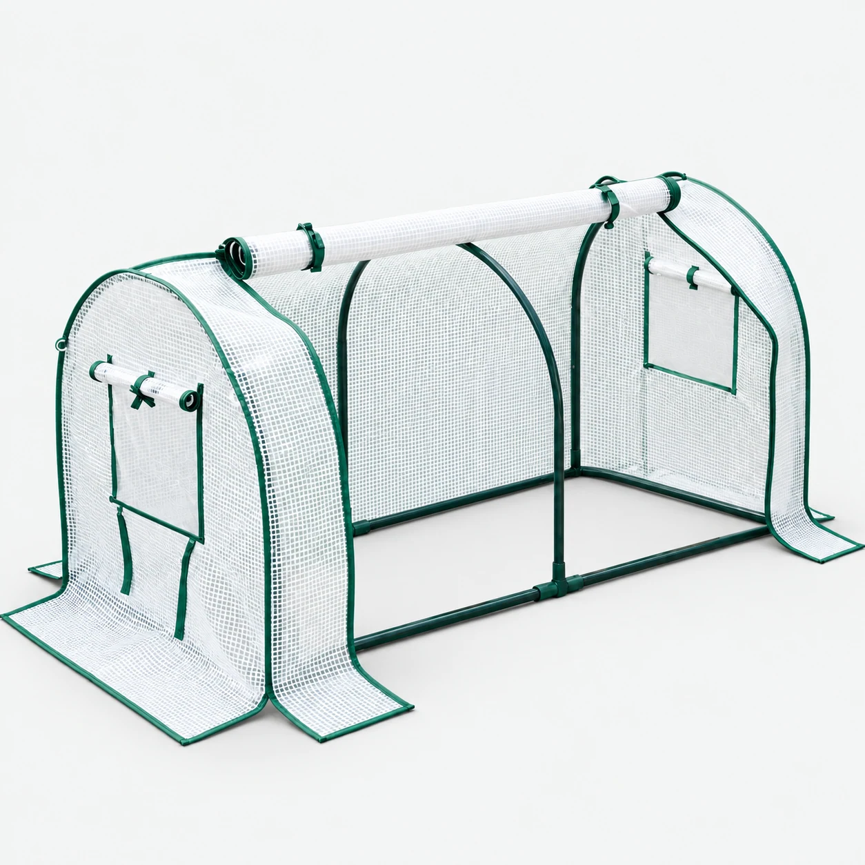 Arc-shaped insulation shed