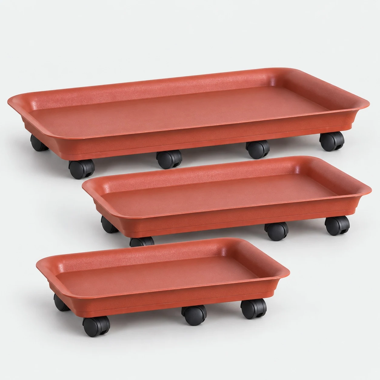 Long Rectangular Plant Caddy